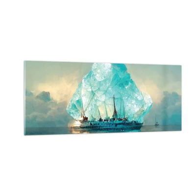Billede på glas - Arktisk diamant - 100x40 cm