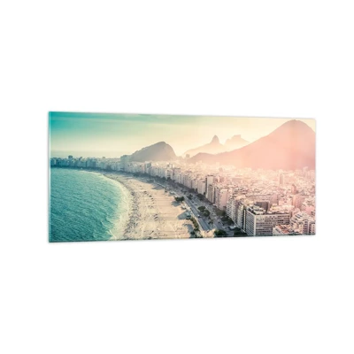 Billede på glas - Evig ferie i Rio - 120x50 cm