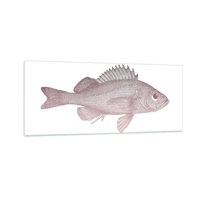 Billede på glas - Fisk med store øjne - 100x40 cm