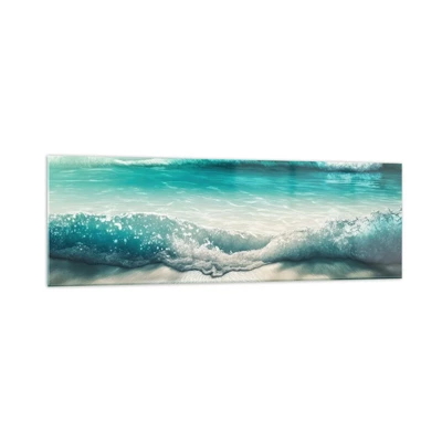 Billede på glas - Havets ro - 160x50 cm