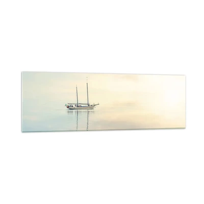 Billede på glas - I et hav af stilhed - 160x50 cm