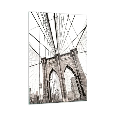 Billede på glas - Katedralen i New York - 50x70 cm