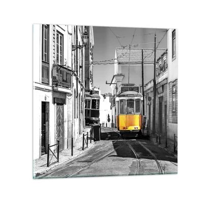 Billede på glas - Lissabons ånd - 30x30 cm
