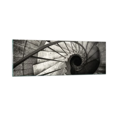Billede på glas - Op ad trapperne, ned ad trapperne - 90x30 cm