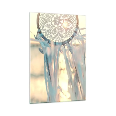 Billede på glas - Totem med blonder - 80x120 cm