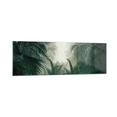 Billede på glas - Tropisk mysterium - 160x50 cm