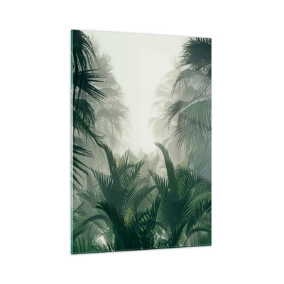 Billede på glas - Tropisk mysterium - 50x70 cm