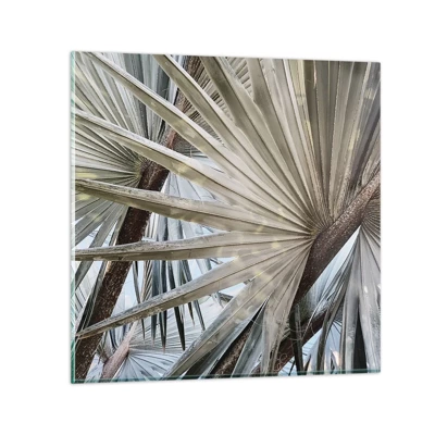 Billede på glas - Ventilatorer i troperne - 30x30 cm
