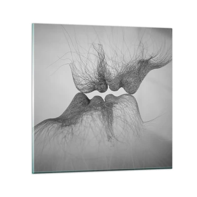Billede på glas - Vindens kys - 30x30 cm
