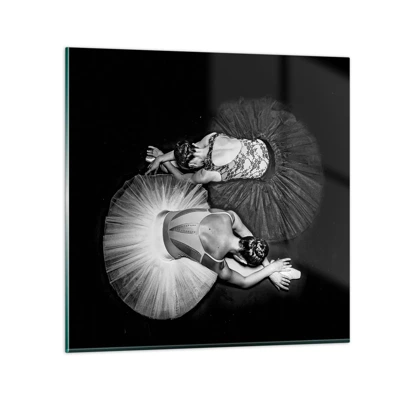 Billede på glas - Yin og yang - den perfekte balance - 40x40 cm