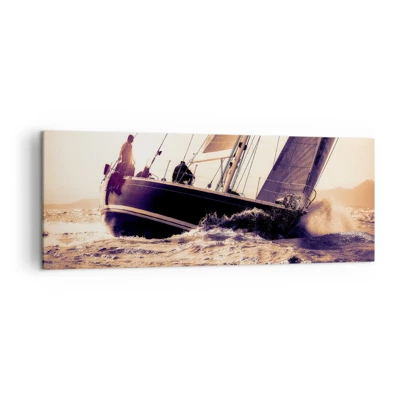 Billede på lærred - Sejl, sømand - 140x50 cm