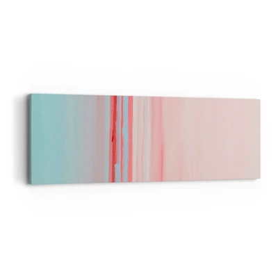 Lærredstryk - Billede på lærred - Abstraktion ved daggry - 90x30 cm
