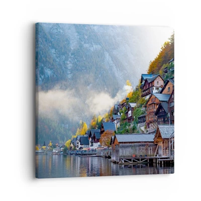 Lærredstryk - Billede på lærred - Alpine climes - 30x30 cm