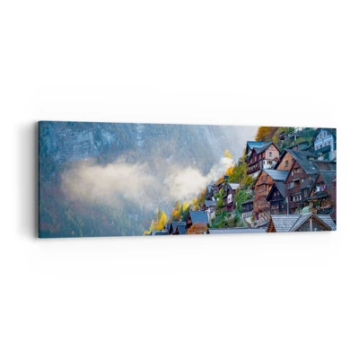 Lærredstryk - Billede på lærred - Alpine climes - 90x30 cm