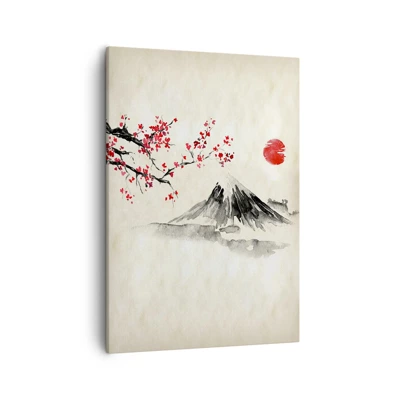 Lærredstryk - Billede på lærred - Bliv forelsket i Japan - 50x70 cm