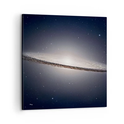 Lærredstryk - Billede på lærred - Der var engang i en galakse langt, langt borte.... - 60x60 cm