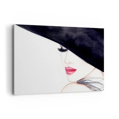 Lærredstryk - Billede på lærred - Elegance og sensualitet - 100x70 cm