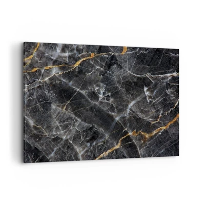 Lærredstryk - Billede på lærred - En stens indre liv - 120x80 cm