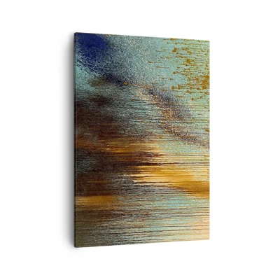 Lærredstryk - Billede på lærred - En utilsigtet farverig komposition - 50x70 cm