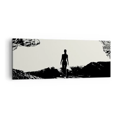 Lærredstryk - Billede på lærred - Et nyt udseende - 140x50 cm