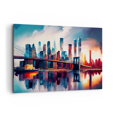 Lærredstryk - Billede på lærred - Fænomenale New York - 120x80 cm