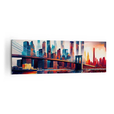 Lærredstryk - Billede på lærred - Fænomenale New York - 160x50 cm