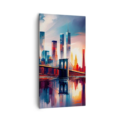Lærredstryk - Billede på lærred - Fænomenale New York - 55x100 cm
