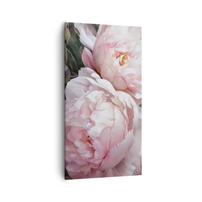 Lærredstryk - Billede på lærred - Fastlåst i blomstring - 55x100 cm