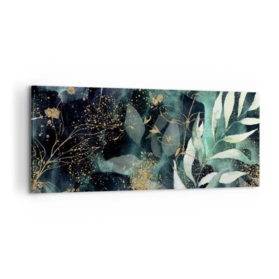 Lærredstryk - Billede på lærred - Fortryllet have - 120x50 cm