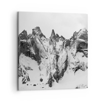 Lærredstryk - Billede på lærred - Granit truende højderyg - 50x50 cm