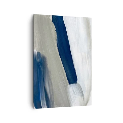 Lærredstryk - Billede på lærred - Møde med det hvide - 70x100 cm