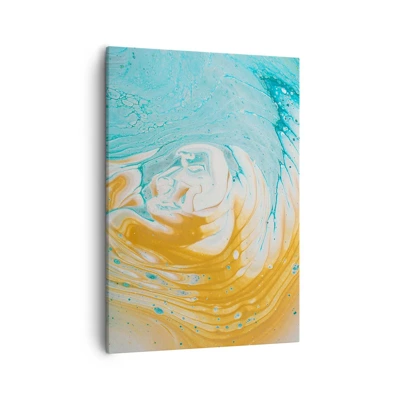 Lærredstryk - Billede på lærred - Pastel hvirvel - 50x70 cm