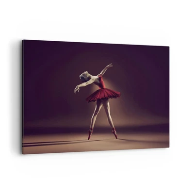 Lærredstryk - Billede på lærred - Prima ballerina - 120x80 cm