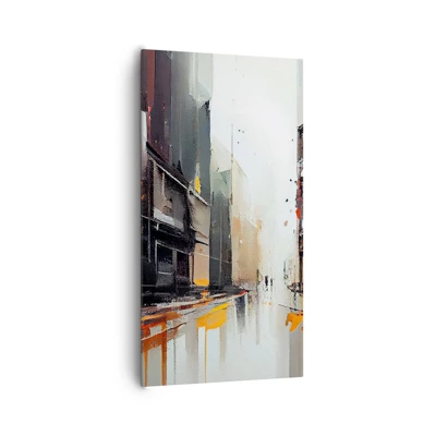 Lærredstryk - Billede på lærred - Regnfuld dag - 65x120 cm
