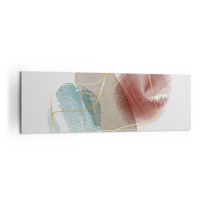 Lærredstryk - Billede på lærred - Rummets perler - 160x50 cm