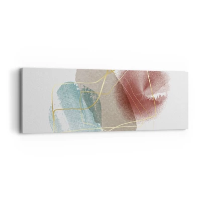 Lærredstryk - Billede på lærred - Rummets perler - 90x30 cm