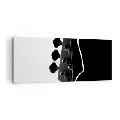 Lærredstryk - Billede på lærred - Stilhed i klipper  - 120x50 cm