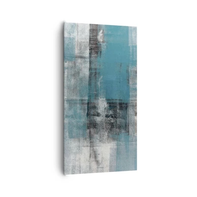 Lærredstryk - Billede på lærred - Vand og luft - 65x120 cm