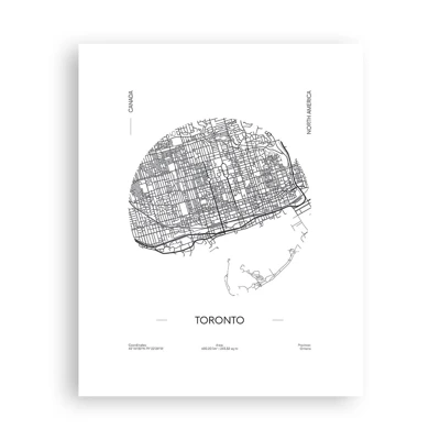 Plakat - Anatomi af Toronto - 40x50 cm