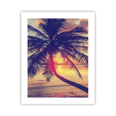 Plakat - En aften under palmerne - 40x50 cm