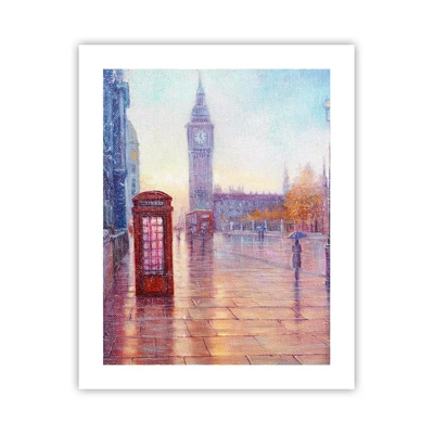 Plakat - En efterårsdag i London - 40x50 cm