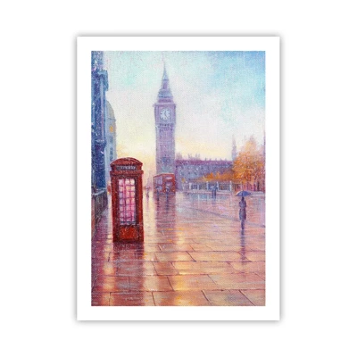 Plakat - En efterårsdag i London - 50x70 cm