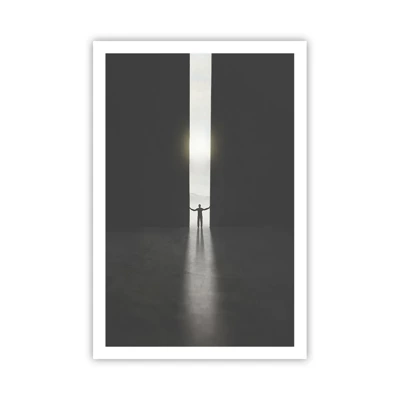 Plakat - Et skridt mod en lys fremtid - 61x91 cm
