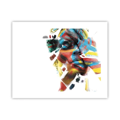 Plakat - Farverig personlighed - 50x40 cm