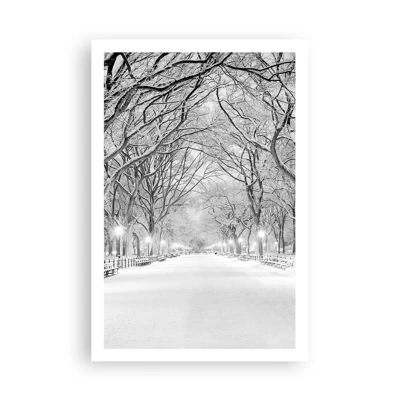 Plakat - Fire årstider - vinter - 61x91 cm