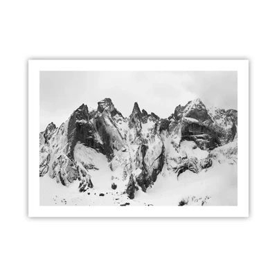 Plakat - Granit truende højderyg - 70x50 cm