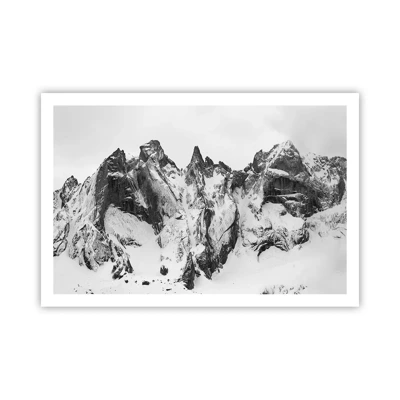 Plakat - Granit truende højderyg - 91x61 cm