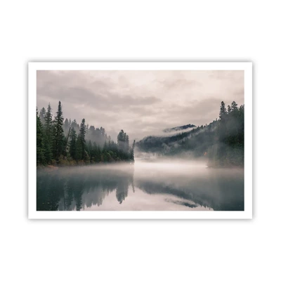 Plakat - I drømmen, i tågen - 100x70 cm