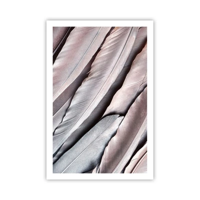 Plakat - I lyserødt sølv - 61x91 cm