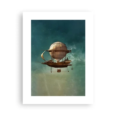 Plakat - Jules Verne hilser - 30x40 cm